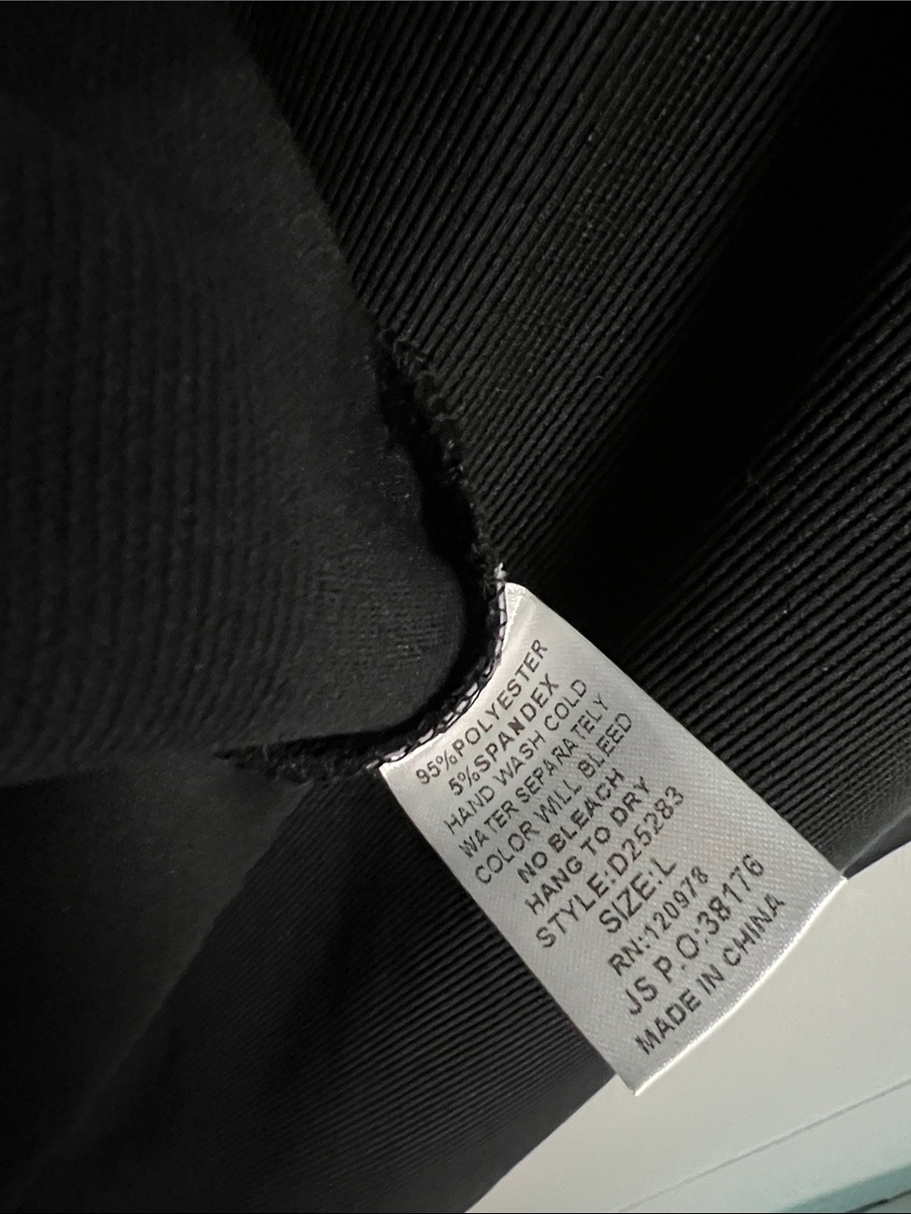 entro Black Ribbed Zip-Front Collared Dress - Picture 9 of 13